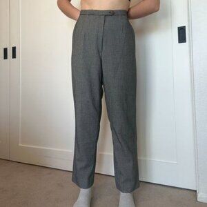 Vintage Black & White Houndstooth Trouser Pant